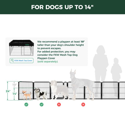 FXW Homeplus Unleashed Indoor Dog Playpen - Stress-Free and Safe Play, Heavy Duty Dog Pen | Patented