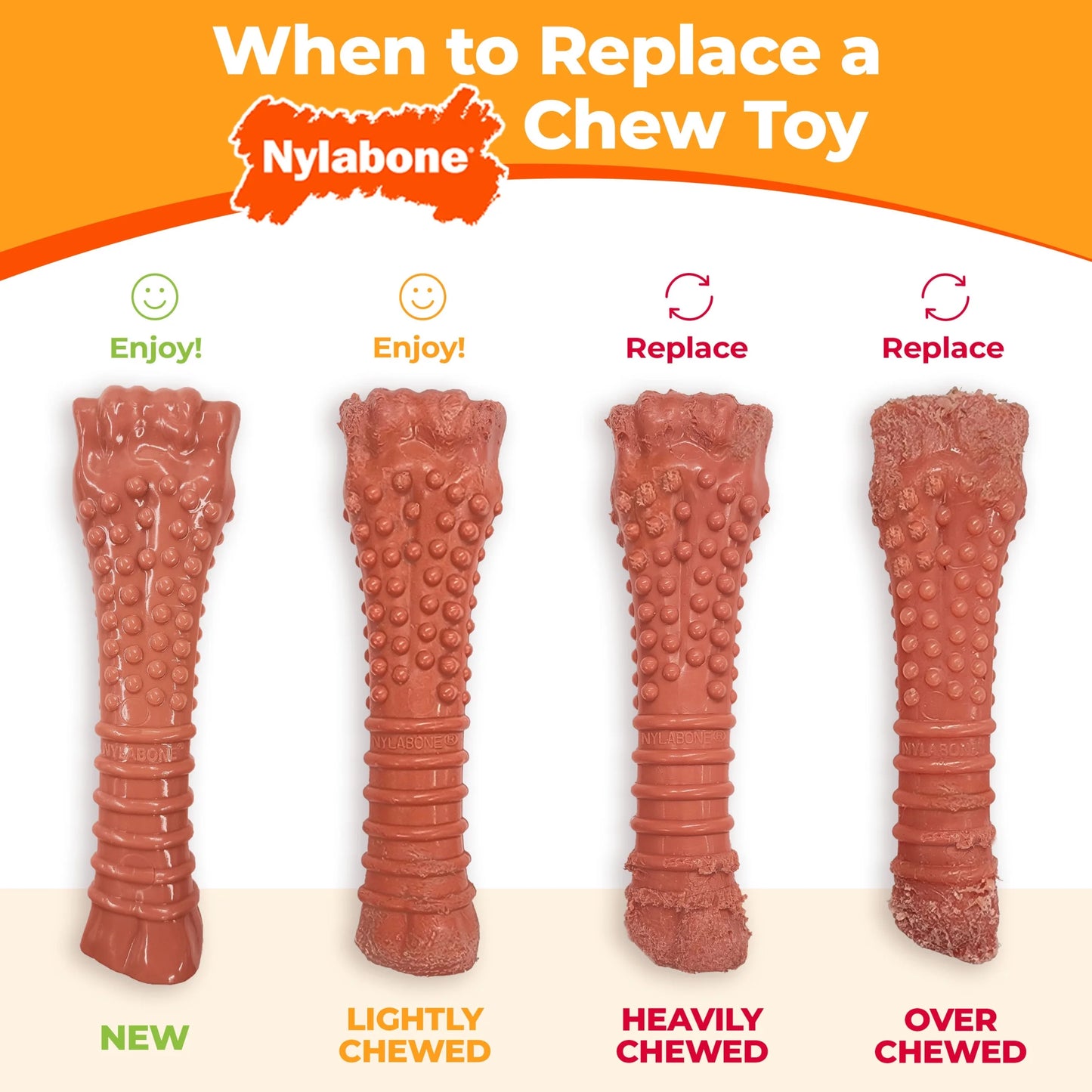 power chew comfort hold x bone dog toy, dog chew toy, beef flavor, large, 1 count