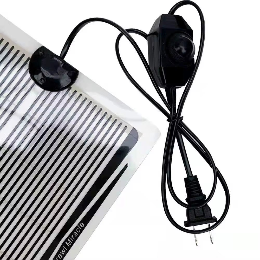 reptiles heat mat with adjustable temperature controller warm pad incubator for lizard turtle snake eu/us plug 5-35w