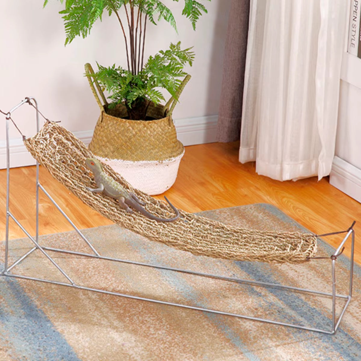 reptile hammock terrarium decoration for lizard lounger small hermit crabs geckos bed birds reptile mats pets supplies