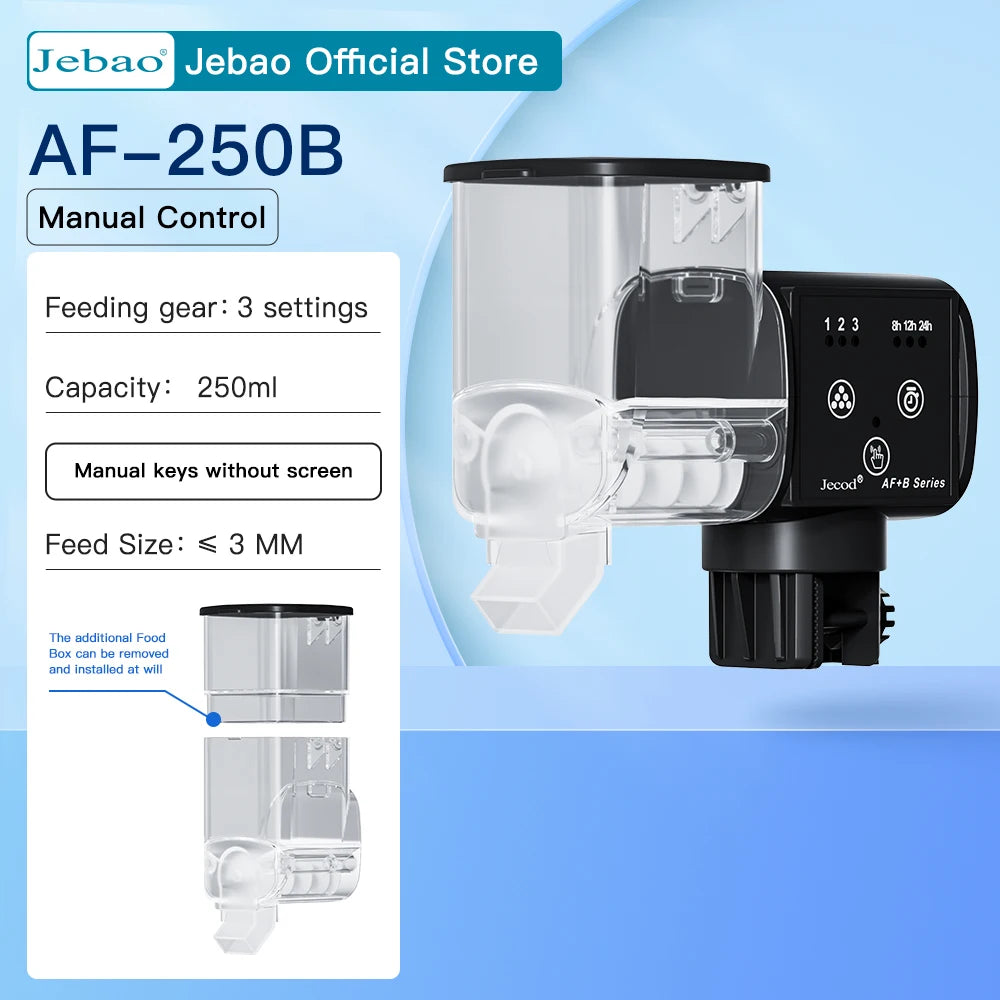 jecod new aquarium fish tank feeder intelligent automatic feeder digital timing fish tank accessories fish feeding