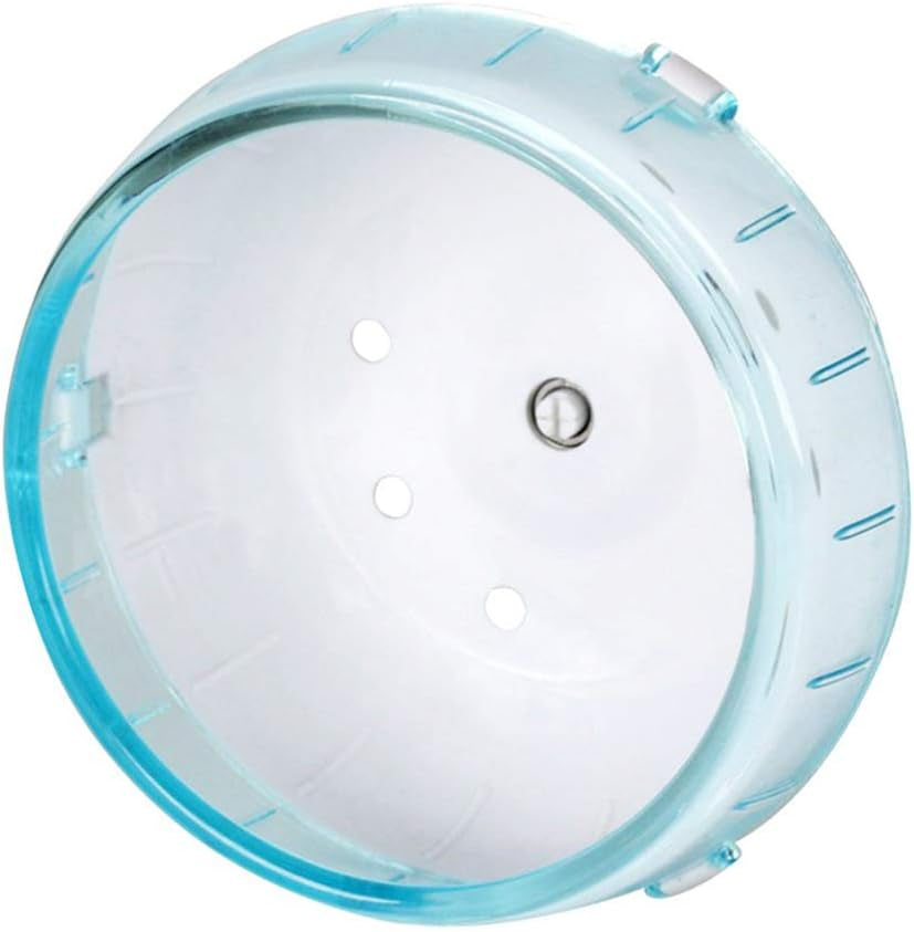 4.7 inches small silent spinner exercise running wheel for small hamsters, gerbils, or mice (pink running wheel)