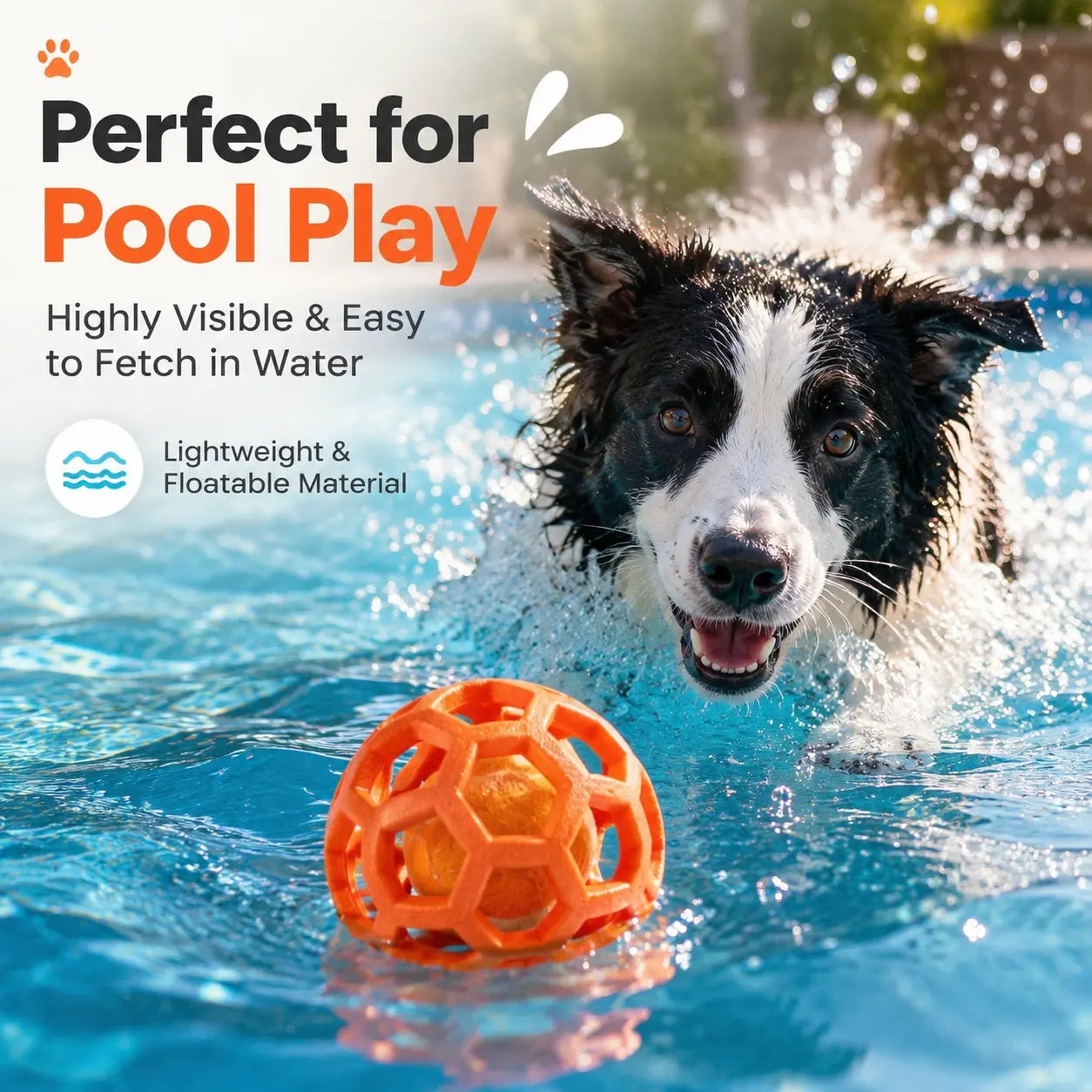 3 Pack Soft TPR Hollow Dog Toy Balls with Built-In Tennis Ball, Floating Interactive Fetch Chew Toy for Dental Cleaning, Suitable for Small Medium Large Dogs Indoor Outdoor Pool Play Indoor Training Ball