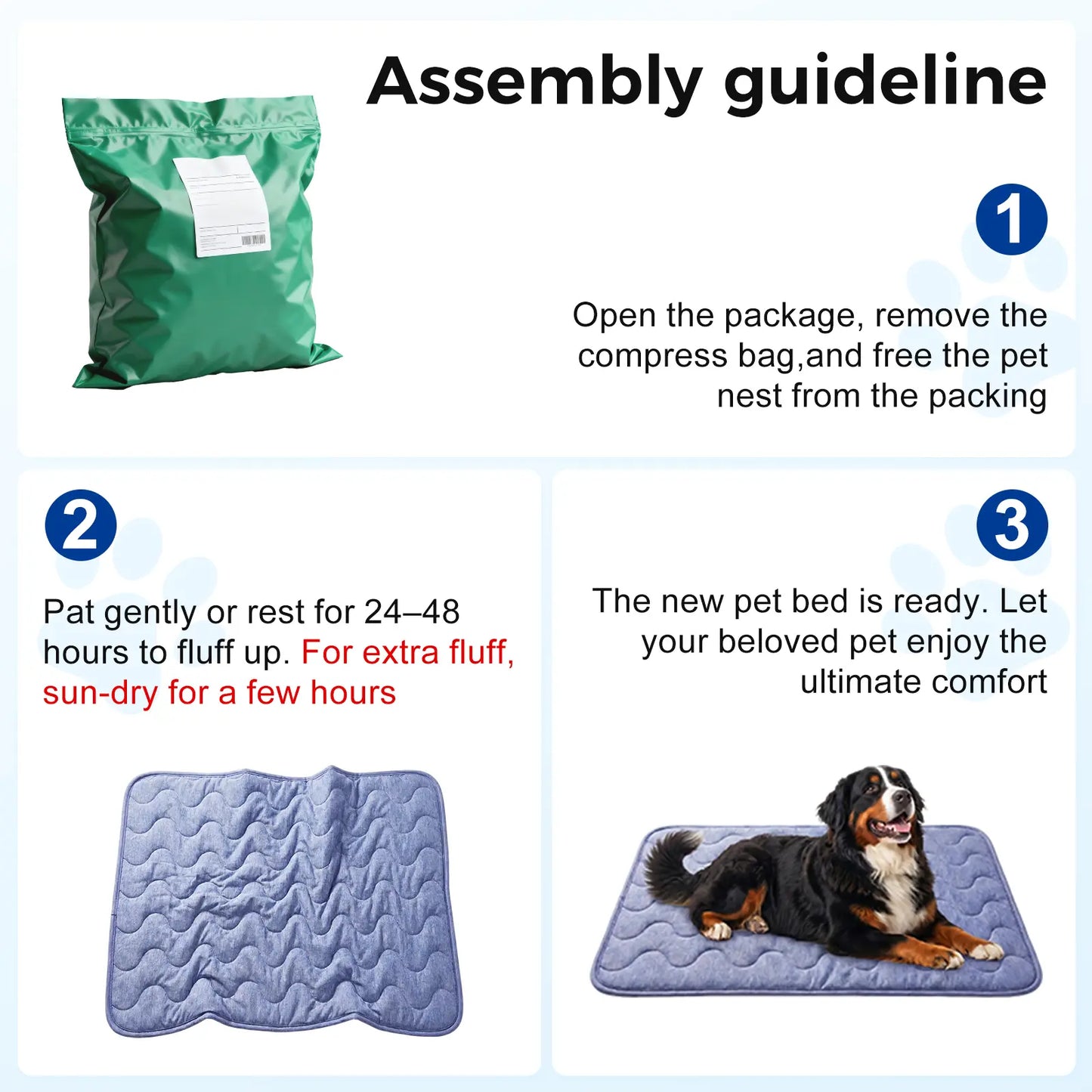 cooling mat for dogs – q-max>0.45 washable pet cooling pad, no gel, no electric, non-slip summer crate bed for large dogs