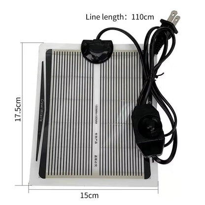 Reptiles Heat Mat with Adjustable Temperature Controller Warm Pad Incubator for Lizard Turtle Snake EU/US Plug 5-35W