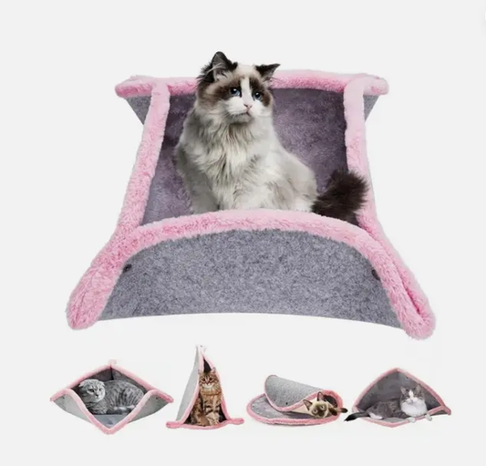 Transformable Cat Cave Bed