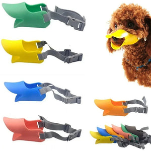 Duck Style Silicone Dog Muzzle