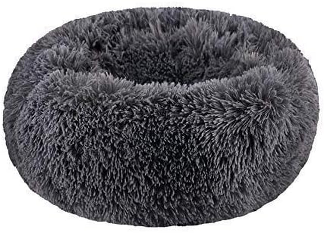 Cat Bed for Indoor Cats,Mini Plush Self Warming Kitten Bed, 20 Inch | Soft round Fluffy Dog Bed and Cat Nest for Kittens and Small Dogs, Cozy Medium Bed for Indoor and Warm Autumn or Winter Sleep