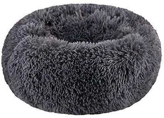 Cat Bed for Indoor Cats,Mini Plush Self Warming Kitten Bed, 20 Inch | Soft round Fluffy Dog Bed and Cat Nest for Kittens and Small Dogs, Cozy Medium Bed for Indoor and Warm Autumn or Winter Sleep