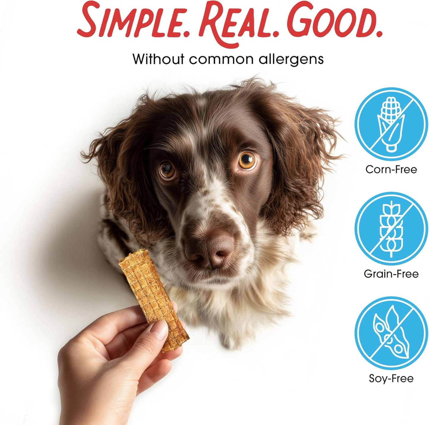 filler free dogs love chicken premium jerky treats for dogs, 3 lb. bag