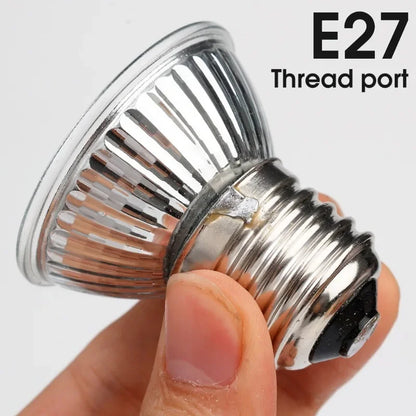 25/50/75W UVA UVB Reptile Lamp Bulb Turtle Basking UV Light Bulbs Heating Light Pet Heat Lamp Amphibians Full Sunlamp