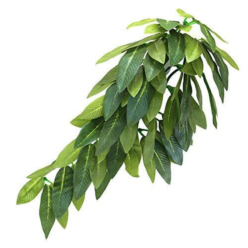 reptile plants hanging silk terrarium plants with suction cup, 12 inches